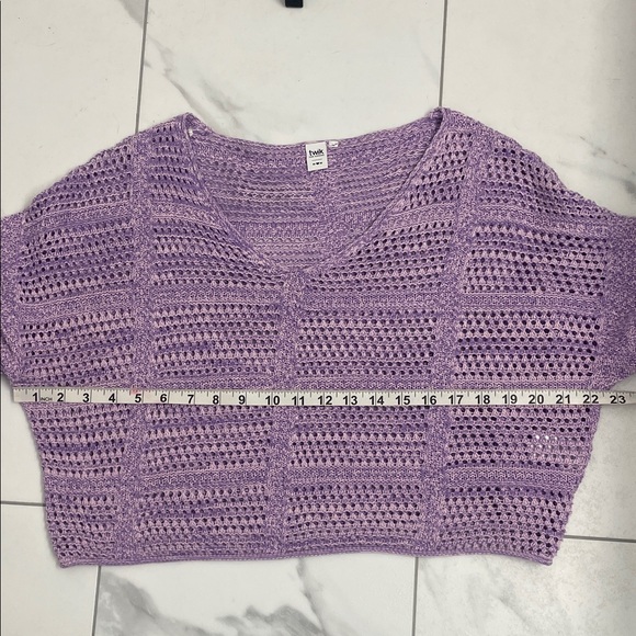 Lavender Knit Women's Sweater - Picture 9 of 11